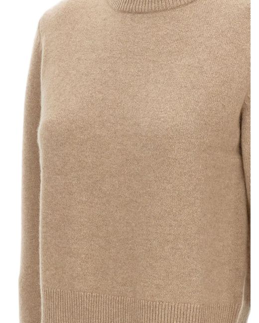 Extreme Cashmere Natural Jeanne Crew-Neck Cashmere Sweater