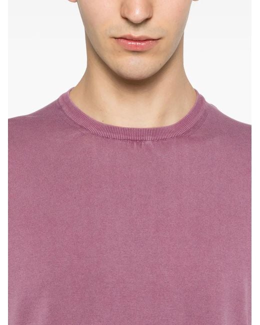 Della Ciana Pink Short-Sleeve Crew-Neck T-Shirt for men