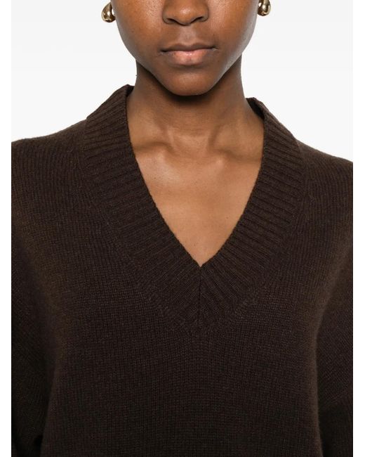 Marc O' Polo Brown V-Neck Sweater