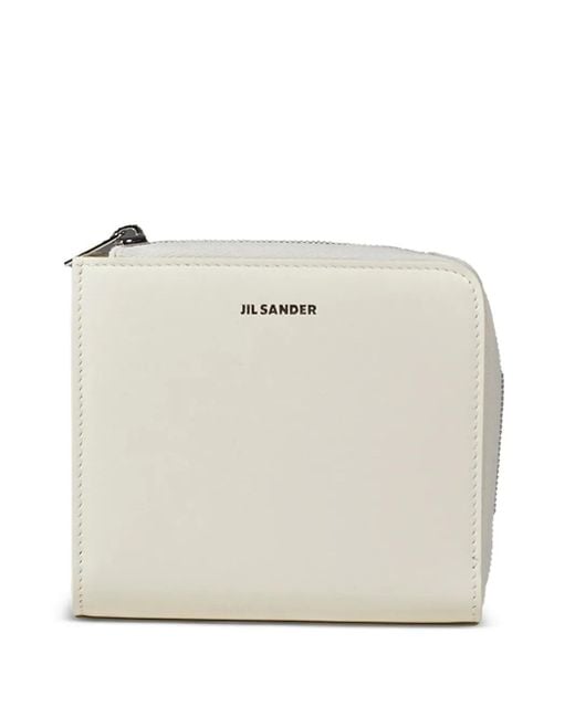 Jil Sander Natural Leather Card Holder for men
