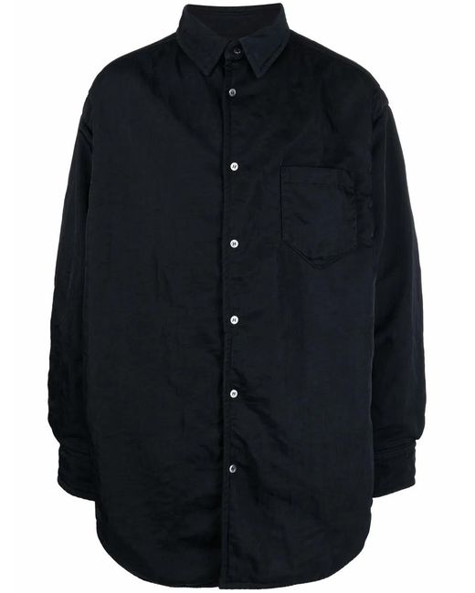 Maison Margiela Blue Oversized Shirt Jacket for men