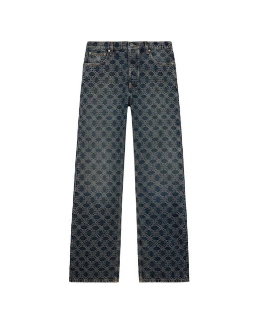 Off-White c/o Virgil Abloh Blue Arrow Monogram Jeans for men