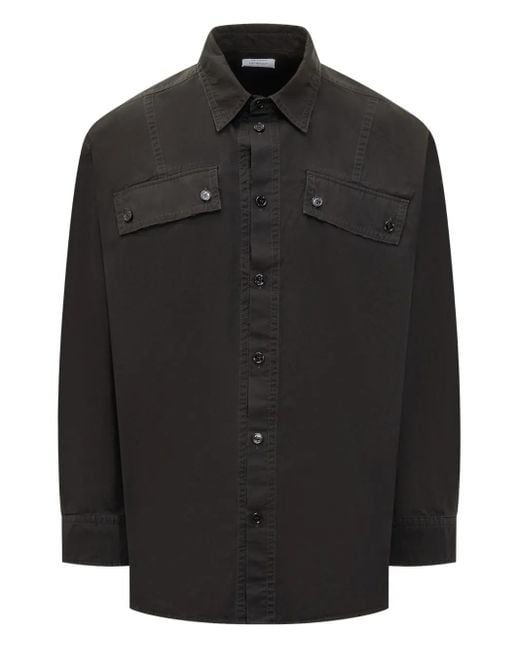 Pocket-Detail Shirt di Off-White c/o Virgil Abloh in Black da Uomo