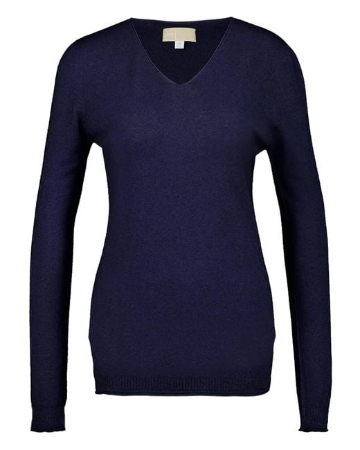 120% Lino Blue Cashmere Sweater