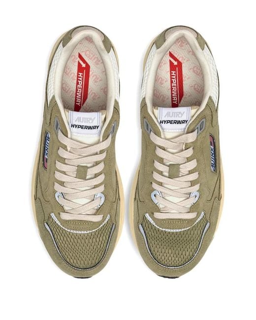 Autry Green Suede Sneakers for men