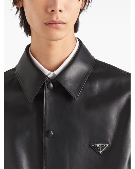Camicia di Prada in Black da Uomo