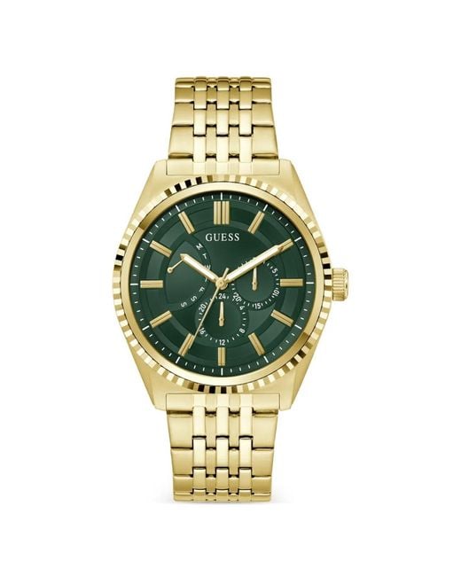 Guess Metallic 44Mm Watch for men