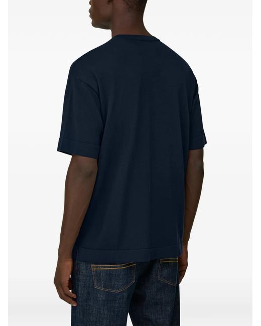 T-Shirt À Col Rond Boggi pour homme en coloris Blue