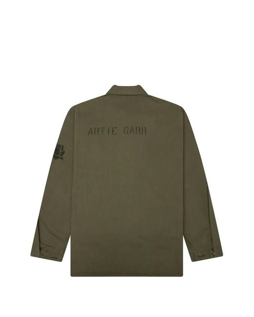 Needles Green P-44 Herringbone Jacket for men
