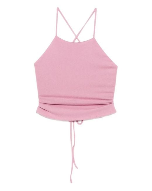 Reformation Pink Vevina Top