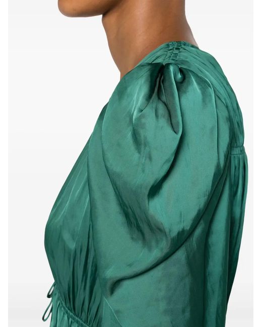 Ulla Johnson Metallic Mini-Jurk in het Green