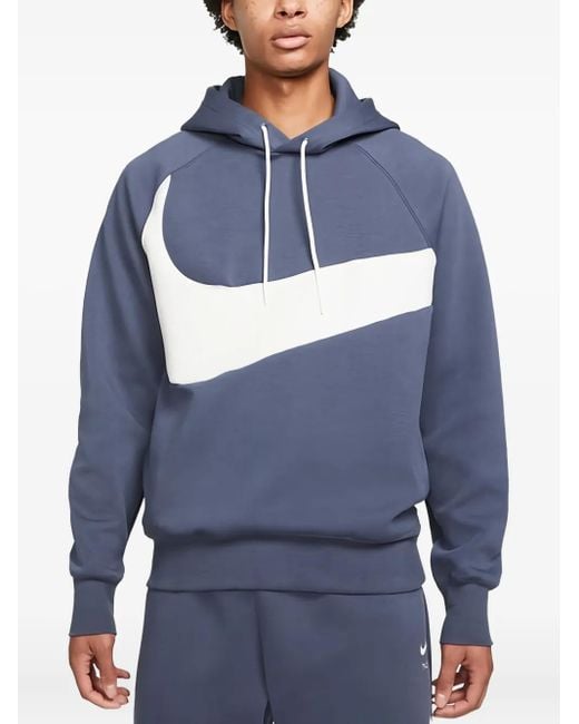 Nike Hoodie mit Swoosh in Blue für Herren