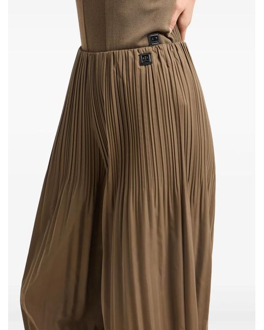 ARMANI EXCHANGE Natural Pleated Trousers