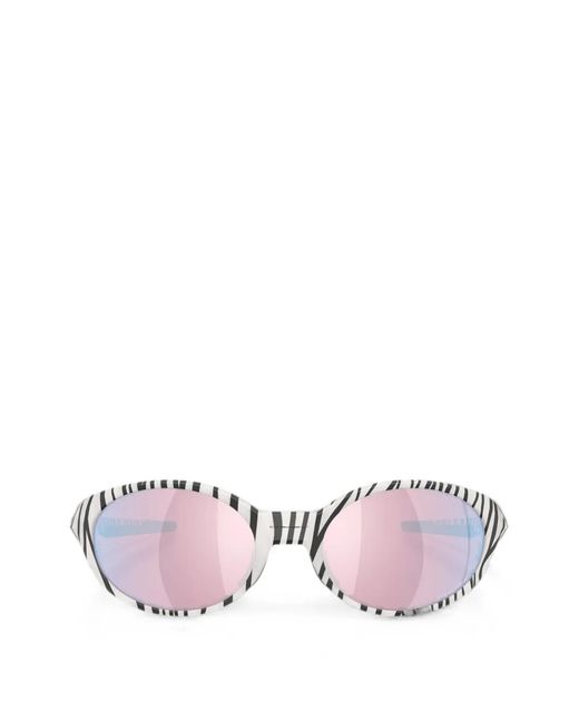 Oakley Pink Zebra-Print Cat Eye-Frame Sunglasses for men