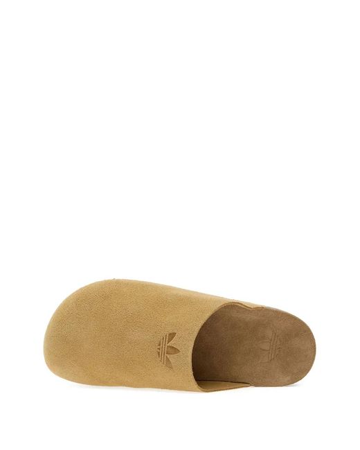 Adidas Brown Adimule Logo Mules for men