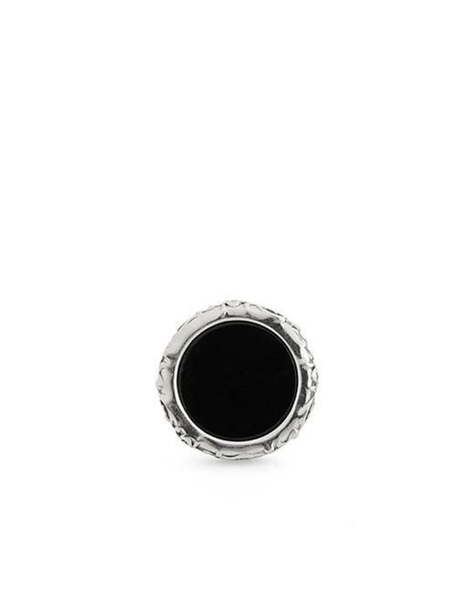 Emanuele Bicocchi Black Amulet Stud Earring