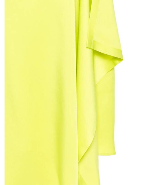 MSGM Yellow Midi-Dress