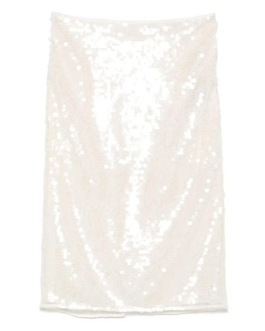 Stella McCartney White Rock mit Pailletten