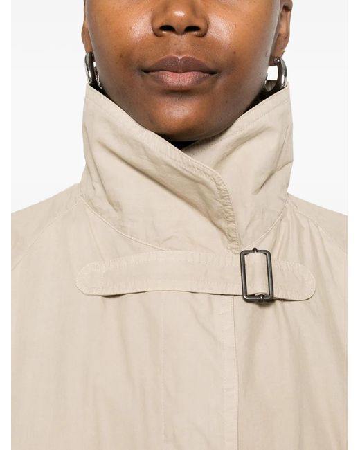 Aspesi Natural Patch Pocket Belted Coat