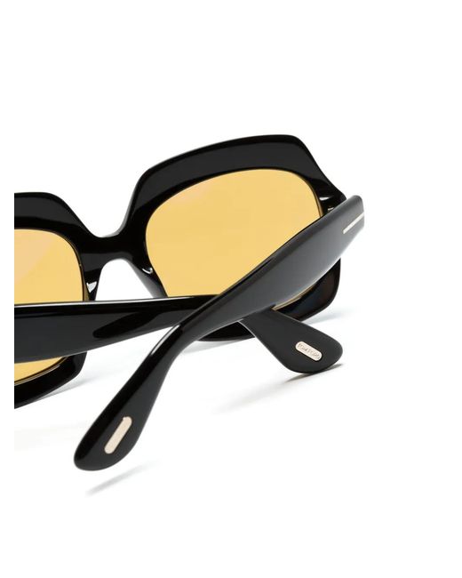 Tom Ford Natural Ren Oversize-Frame Sunglasses