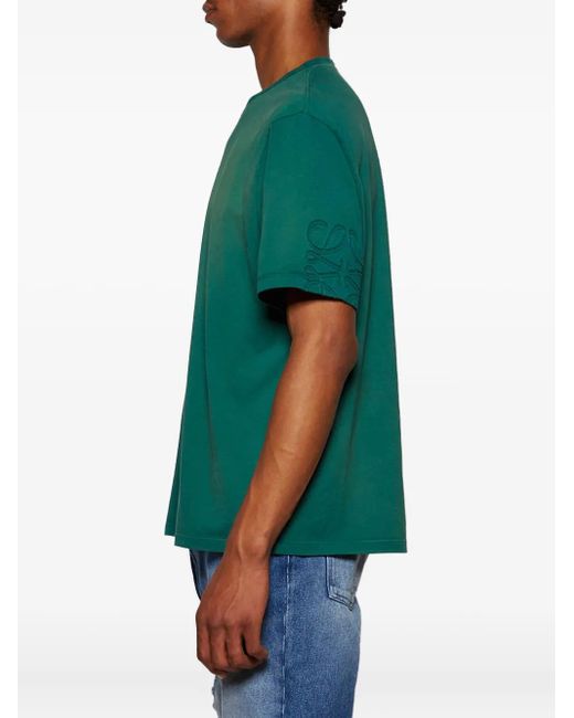 Loewe Green Cotton T-Shirt for men