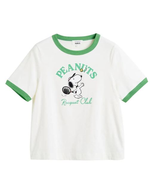 Chinti & Parker Snoopy Club Tシャツ White