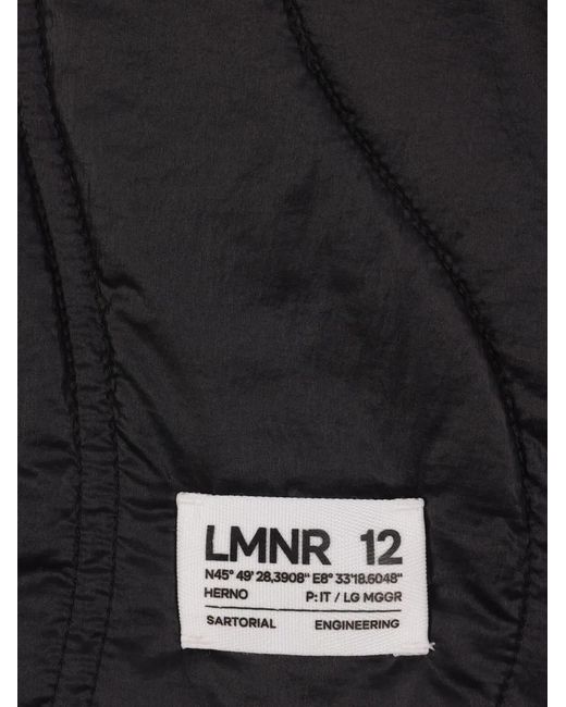 Herno Black Liquid Vest for men