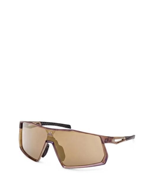 Adidas Natural Geometric-Frame Sunglasses for men