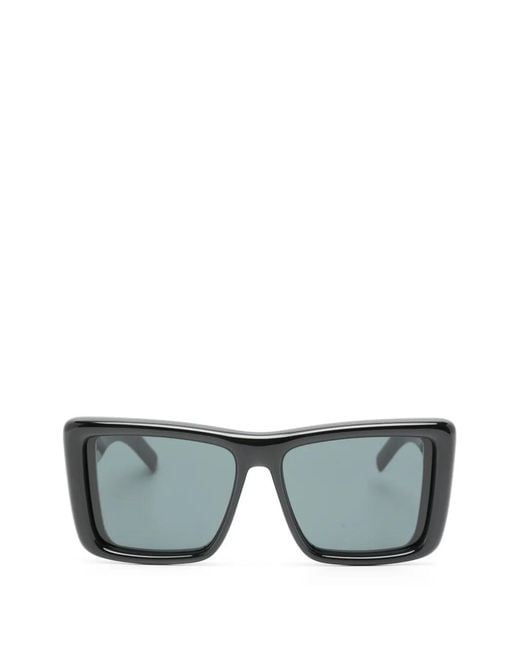 Saint Laurent Gray Howl Square-Frame Sunglasses