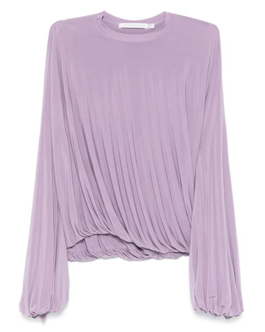 Christopher Esber ドレープ トップ Purple