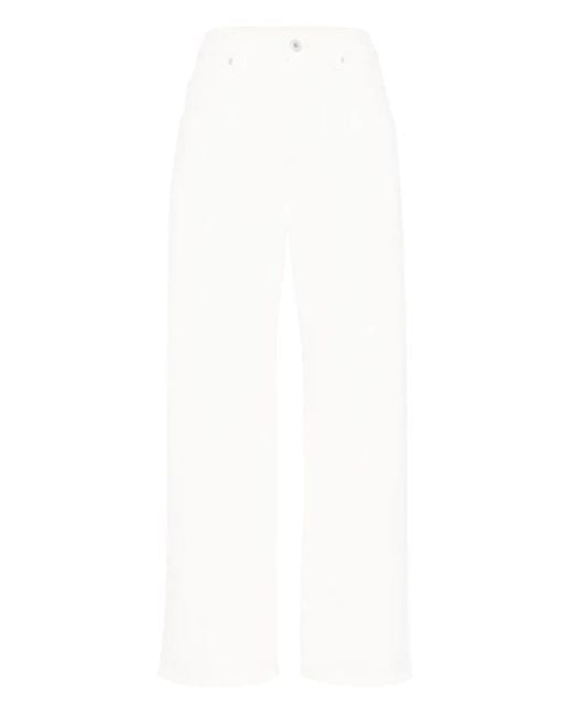 Brunello Cucinelli White Contemporary Square Hose