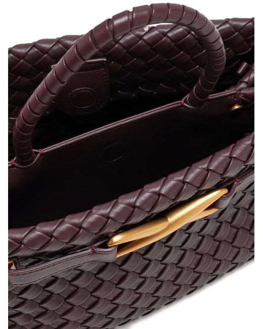 JW PEI Purple Sac Cabas Elora À Design Tressé Et Anse Sur Le Dessus