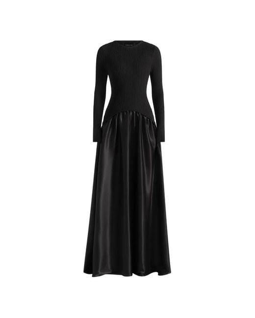 Manière De Voir Black Adeline Maxi Dress