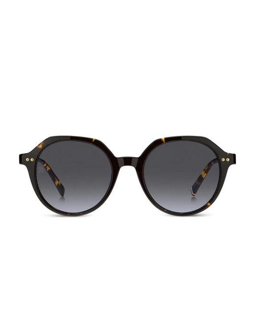 Gafas de sol con montura redonda Tommy Hilfiger de color Black