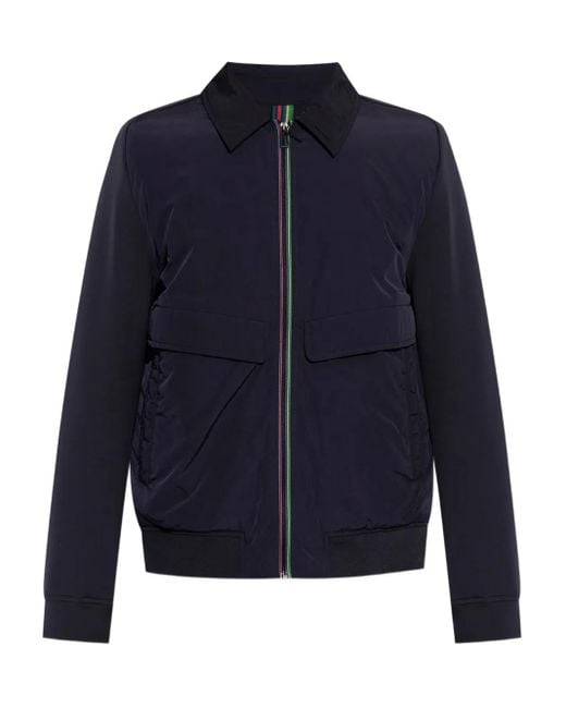 Paul Smith Blue Zip-Up Jacket for men