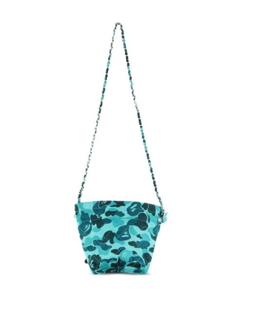 X BAPE sac seau à imprimé camouflage SAINT Mxxxxxx pour homme en coloris Blue
