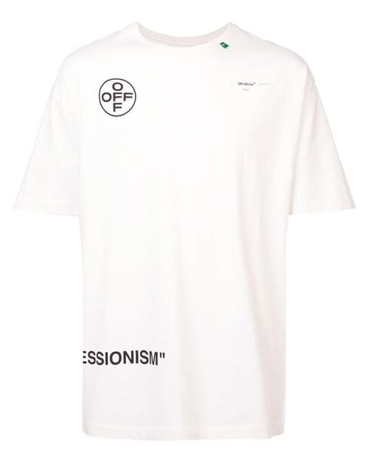Off-White c/o Virgil Abloh White Impressionism S/s T-shirt for men