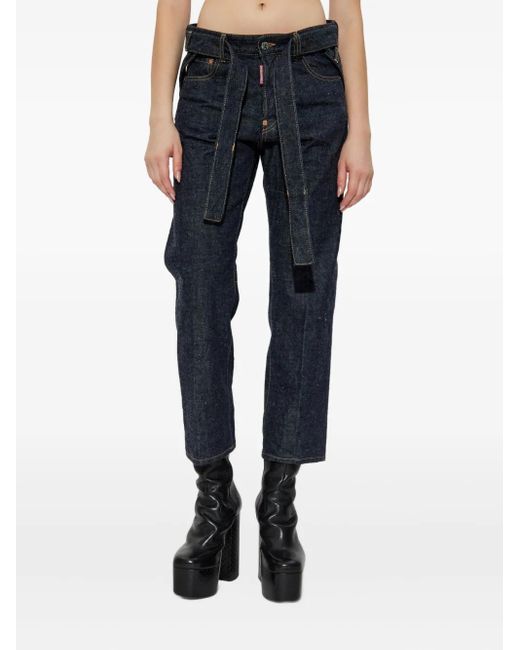 DSquared² Blue Belted Jeans