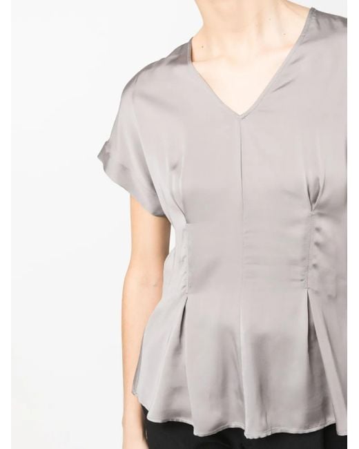 Aspesi Flared Blouse in het White