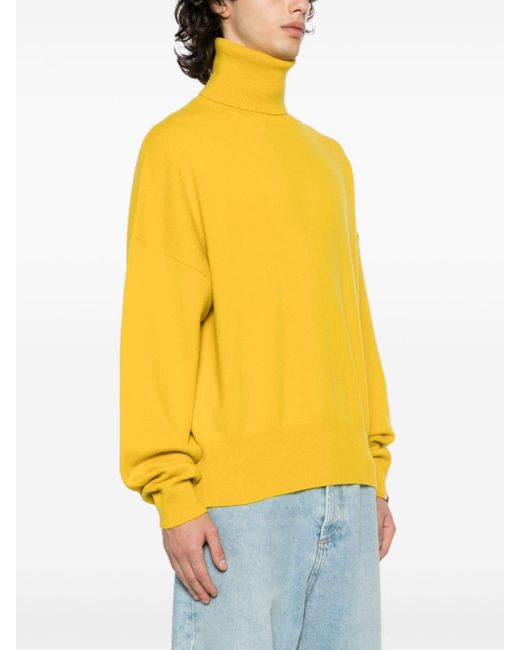 Extreme Cashmere Yellow N°204 Jill Roll-neck Jumper