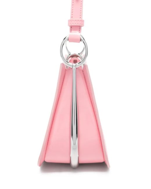 Rabanne Pink Small Ring Shoulder Bag