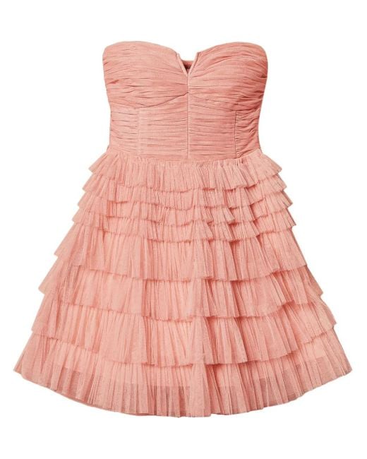 Twinset チュール ミニドレス Pink
