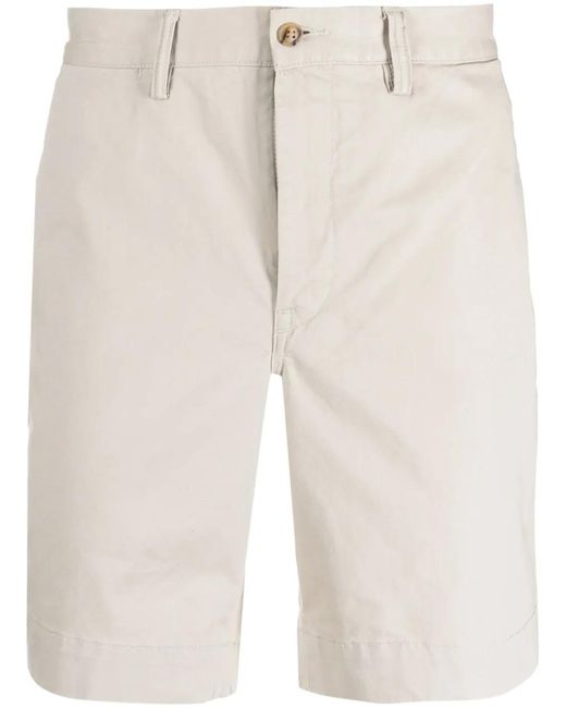 Polo Ralph Lauren Natural Bedford Polo Pony-Embroidered Shorts for men