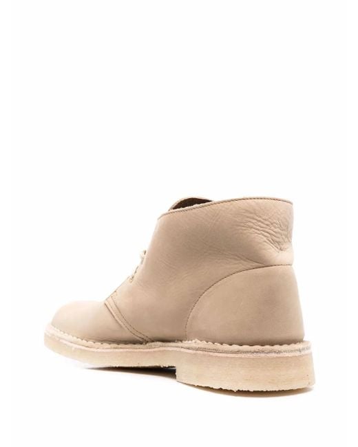 Clarks Natural Boots Beige for men
