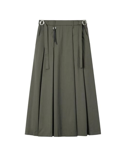 Izzue Green Pleated Skirt