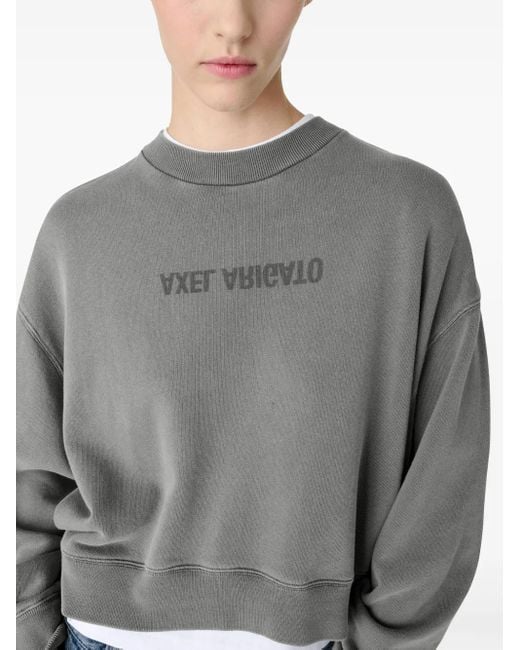 Axel Arigato Gray Distort Sweatshirt