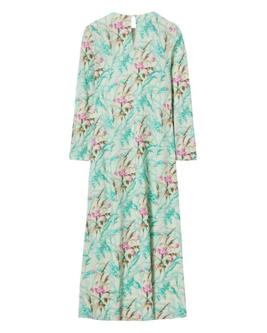 LaDoubleJ Green Swing Midi Dress