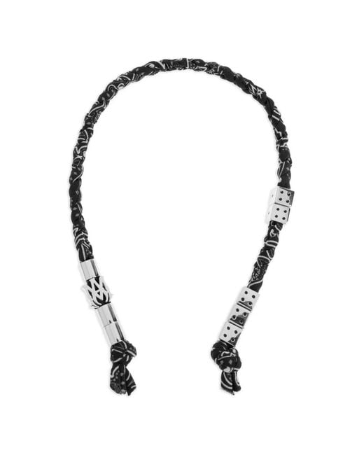 Amiri レディース メタリック ロゴダイス キーチェーン