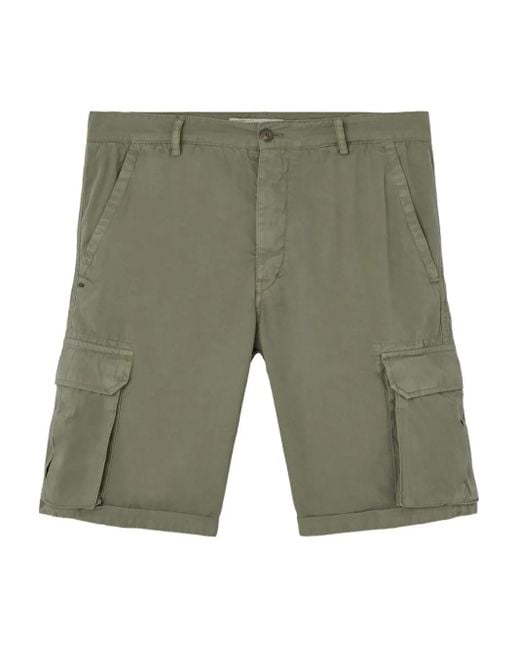 40 Weft Green Cargo Pocket Shorts for men