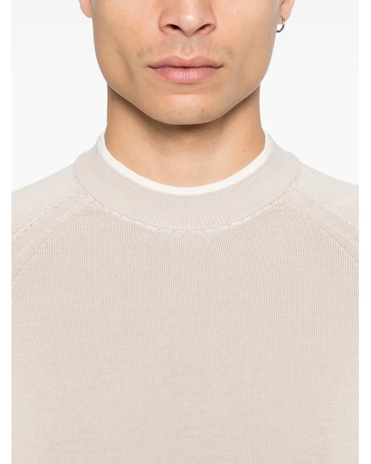 Eleventy White Layered-Effect T-Shirt for men